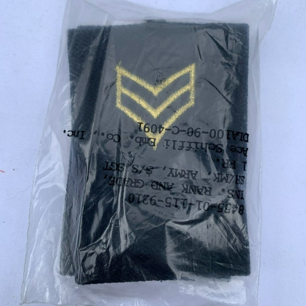 US Army Sergeant Epaulet Shoulder Boards (Pair) - 3"